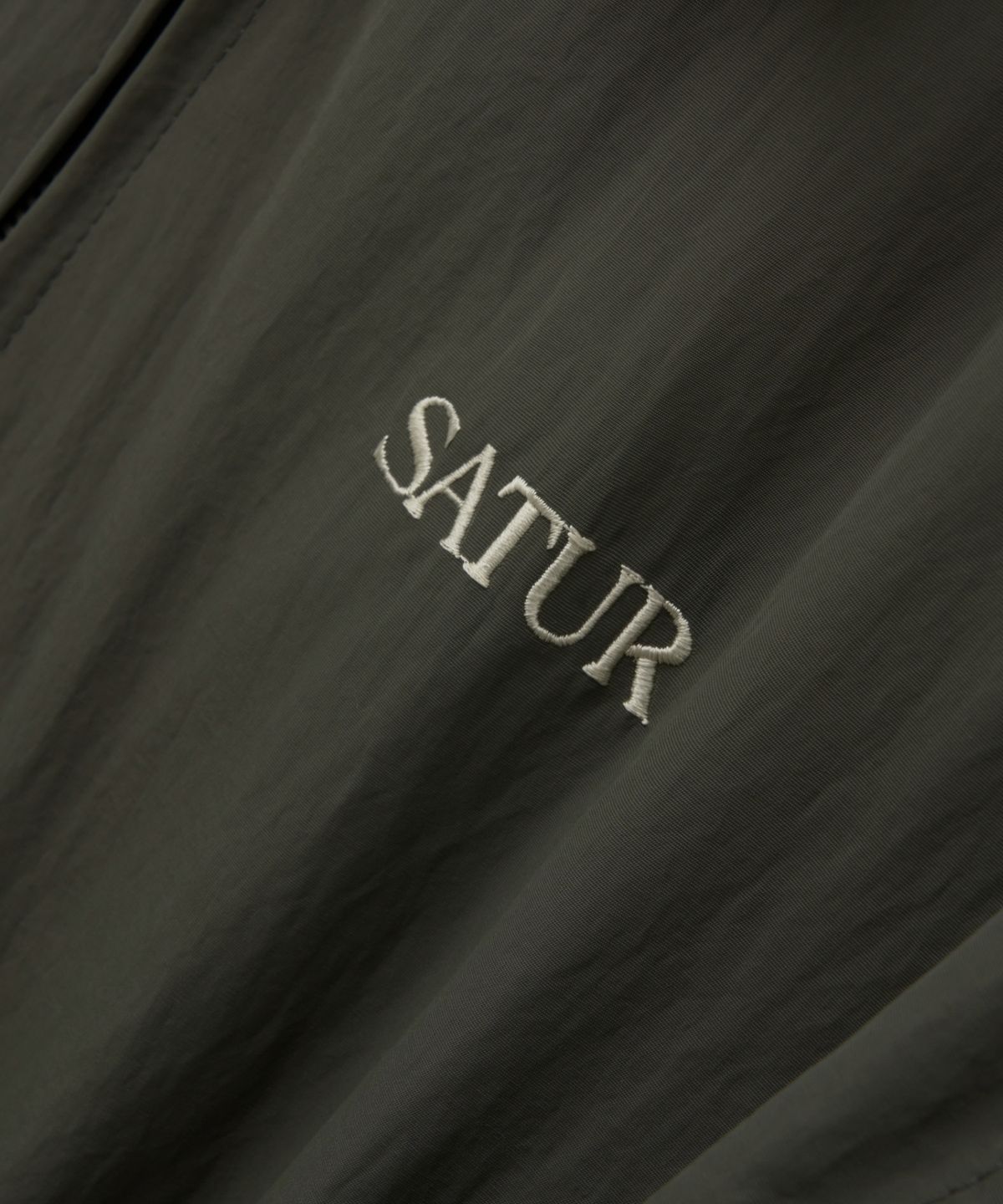 세터(SATUR) 마론 나일론 패디드 봄버 자켓 카키