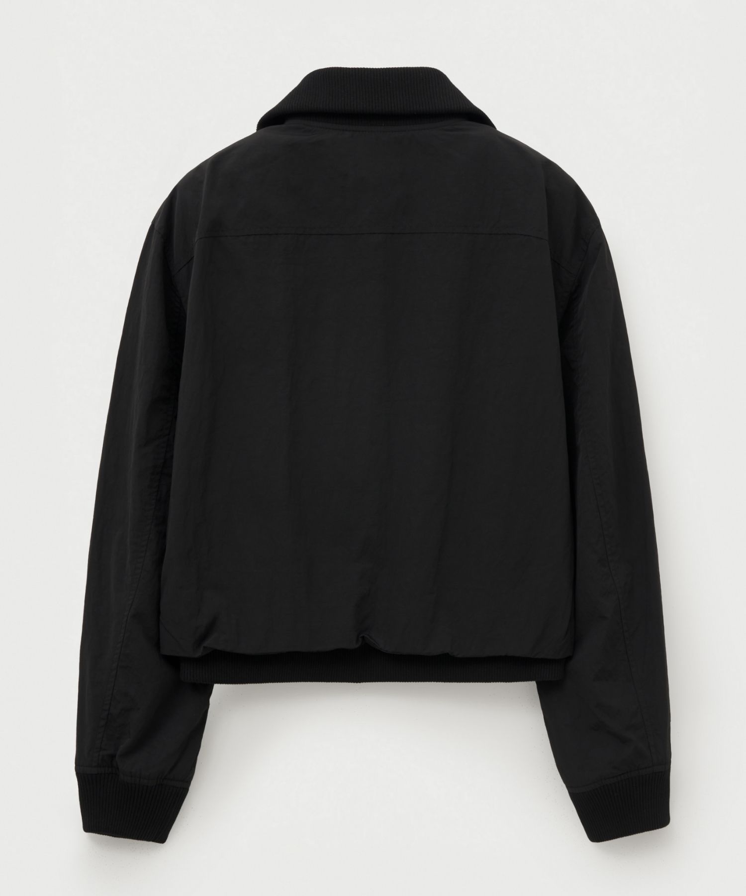 MUSINSA公式 | SATUR (W) マロンナイロンクロップボンバージャケット