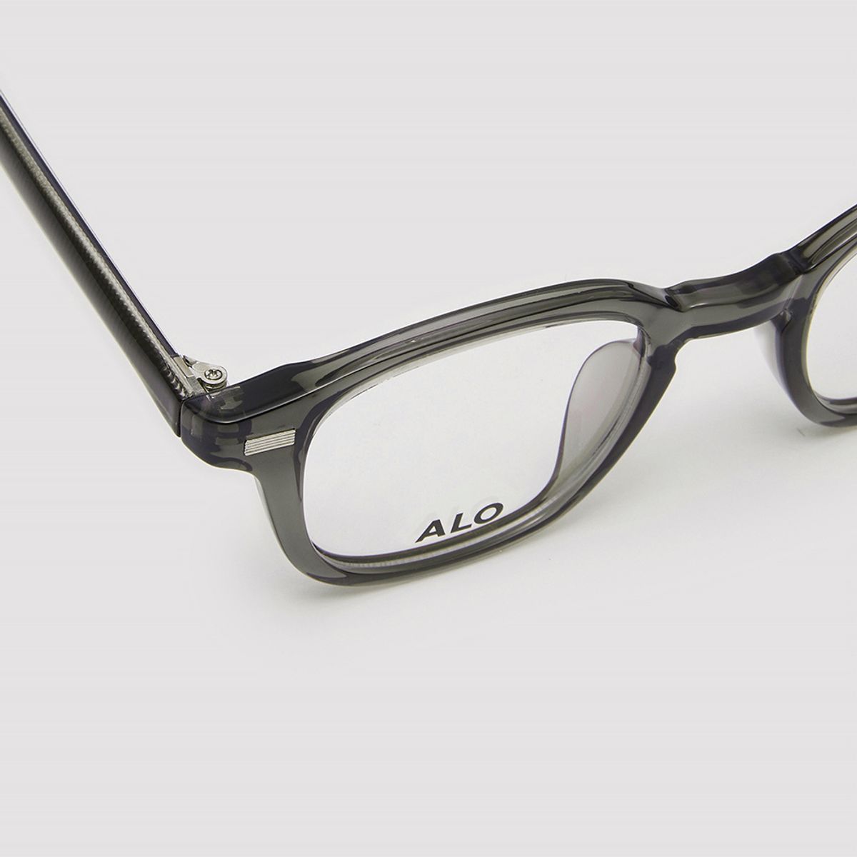 알로아이웨어(ALO EYEWEAR) [Essential] AL5505 1010G 웰링턴 그레이 안경테 블루라이트 차단 렌즈 선택