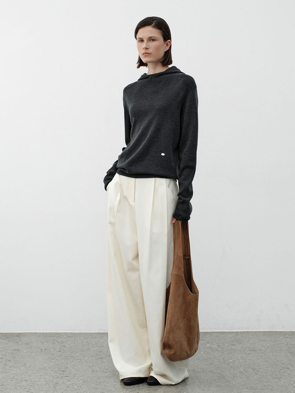 아틀리에 나인(ATELIER NAIN) COTTON VOLUME FALL PANTS(PT-5712)