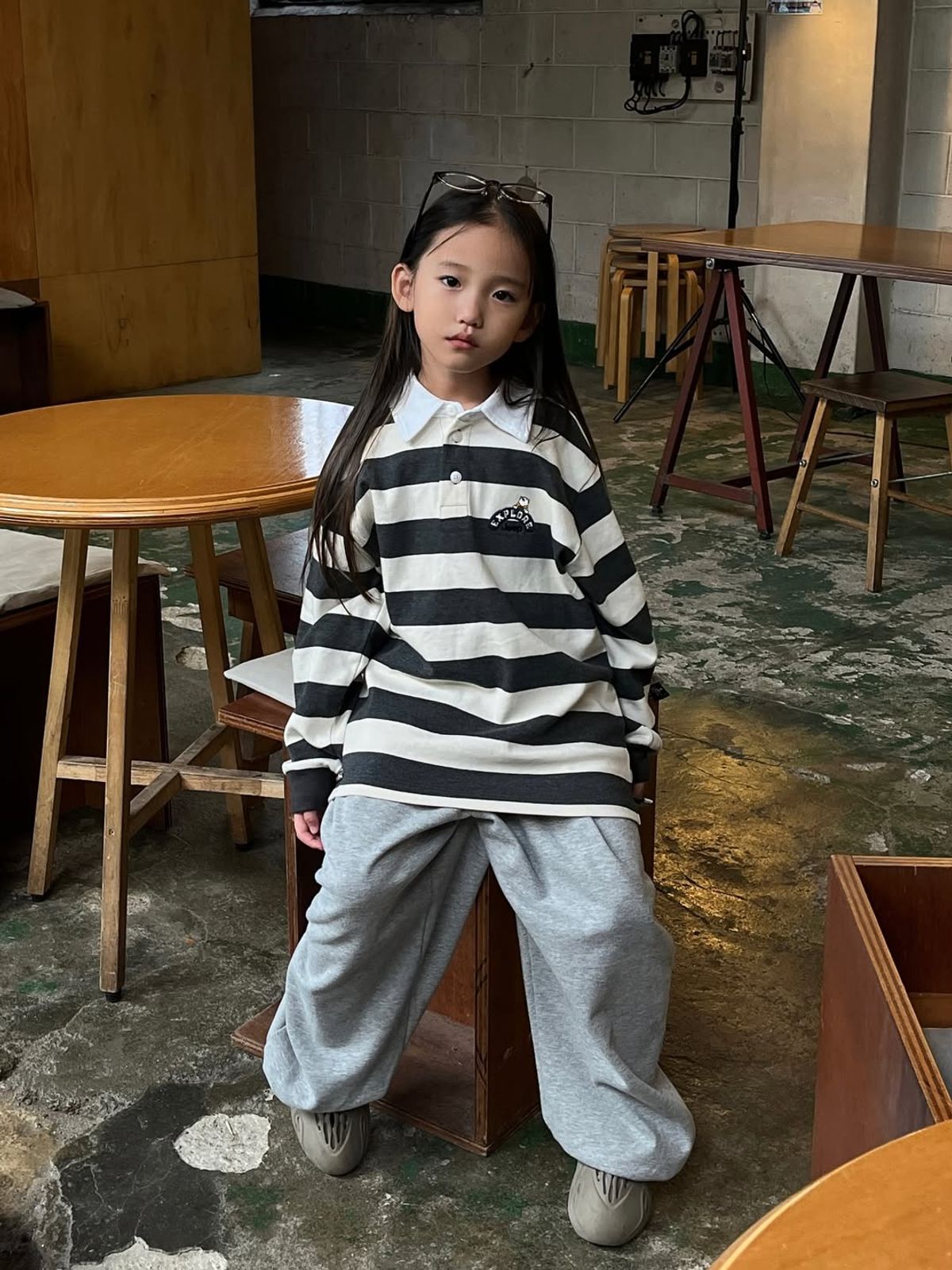 지프키즈(JEEPKIDS) 익스플로어 베어 보더 카라티(KQ5TSU031CG)