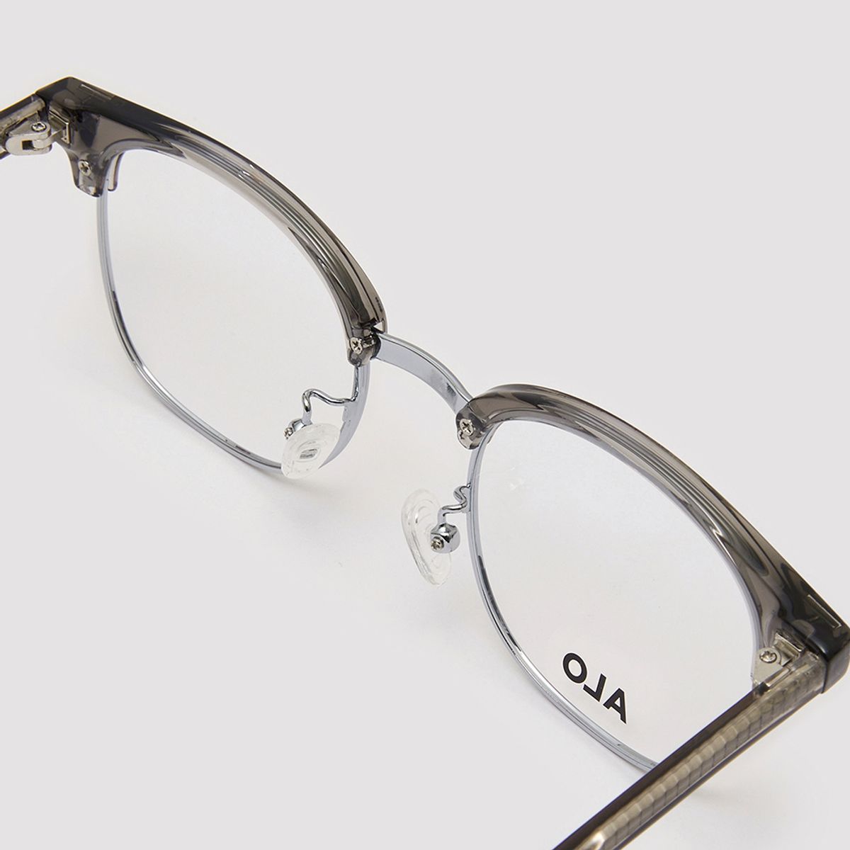 알로아이웨어(ALO EYEWEAR) [Essential] AL5506 1010G 하금테 그레이/실버 안경테 블루라이트 차단 렌즈 선택