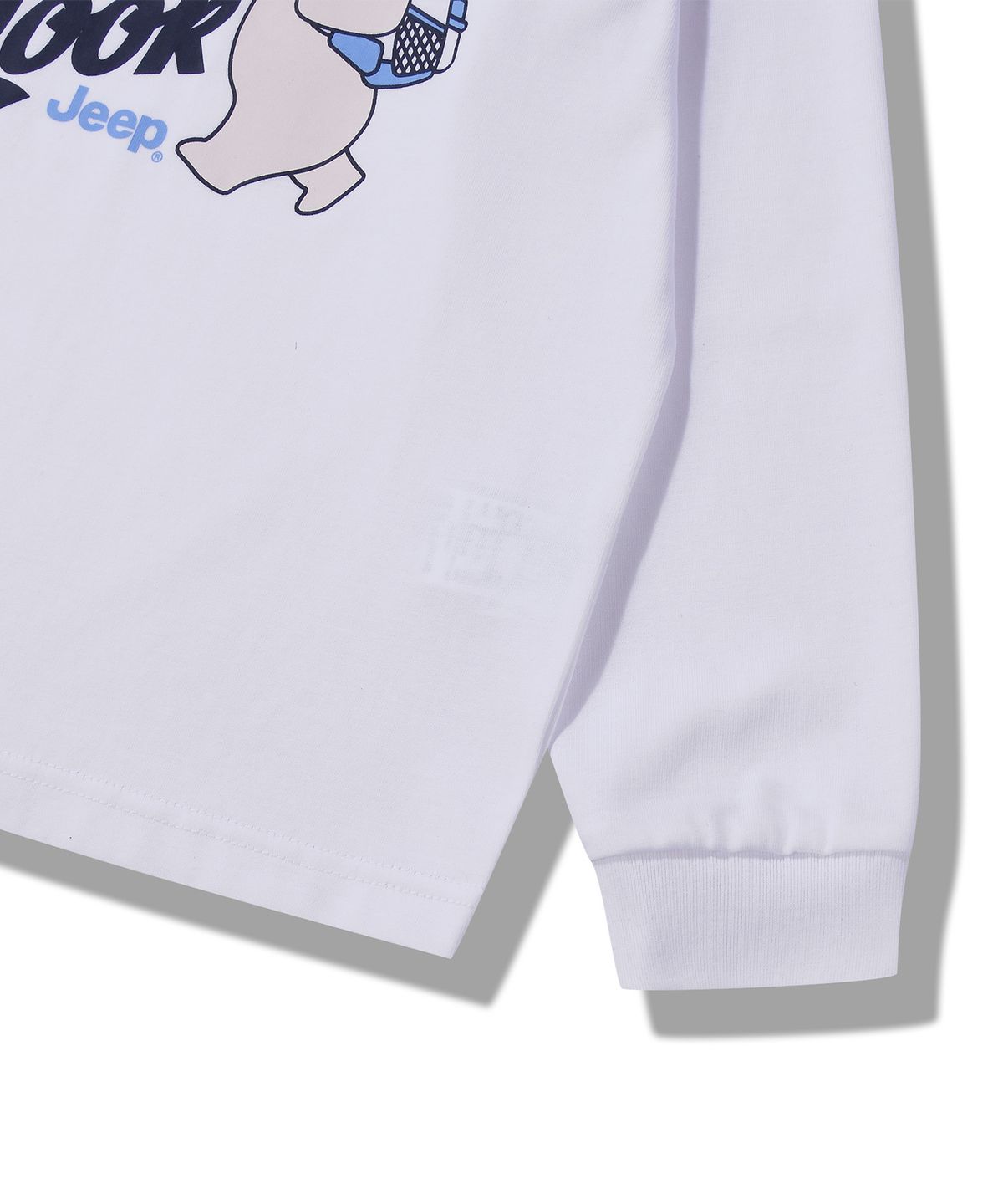 지프키즈(JEEPKIDS) 워킹베어 링거 티셔츠(KQ5TSU061WH)