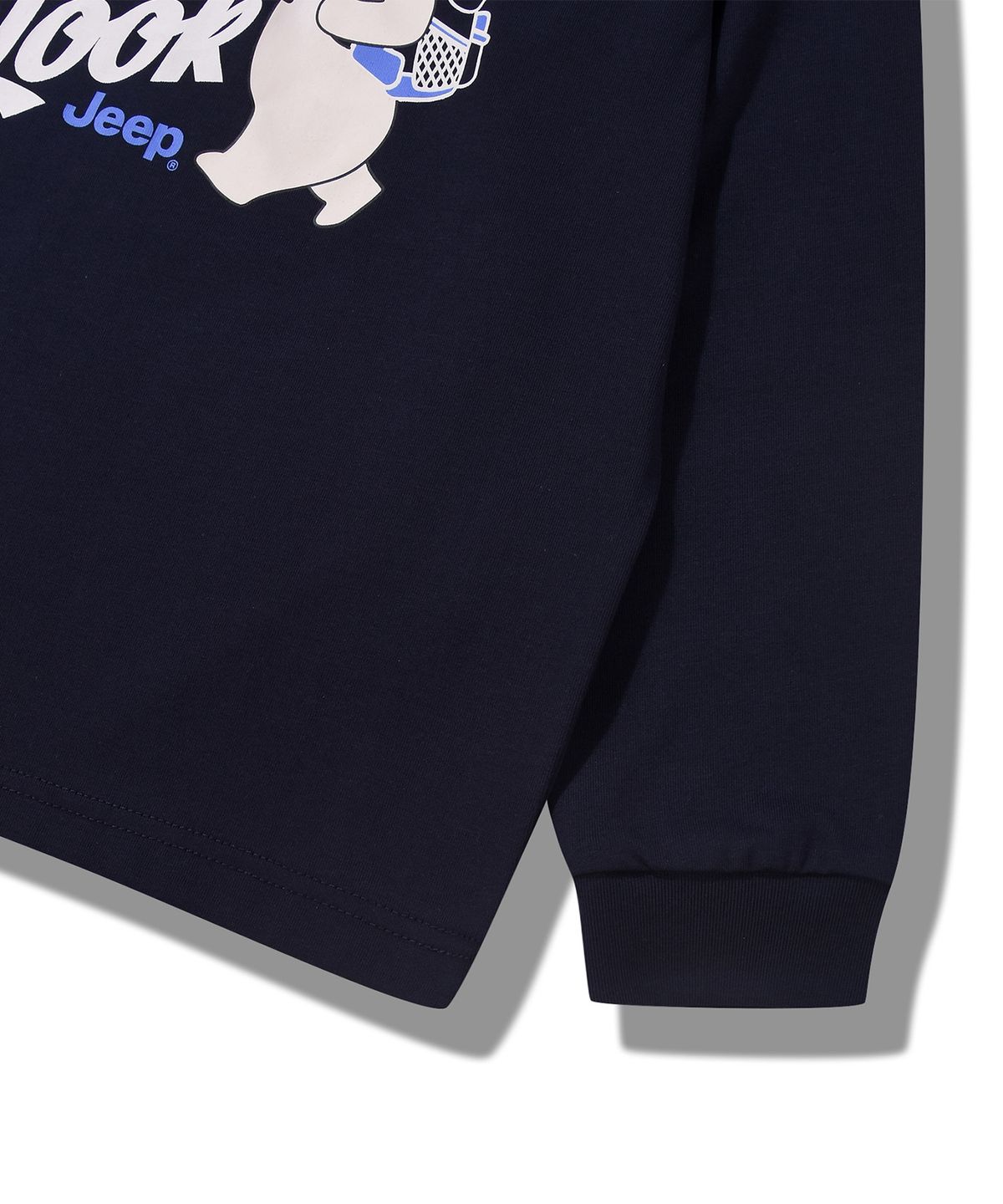 지프키즈(JEEPKIDS) 워킹베어 링거 티셔츠(KQ5TSU061NA)