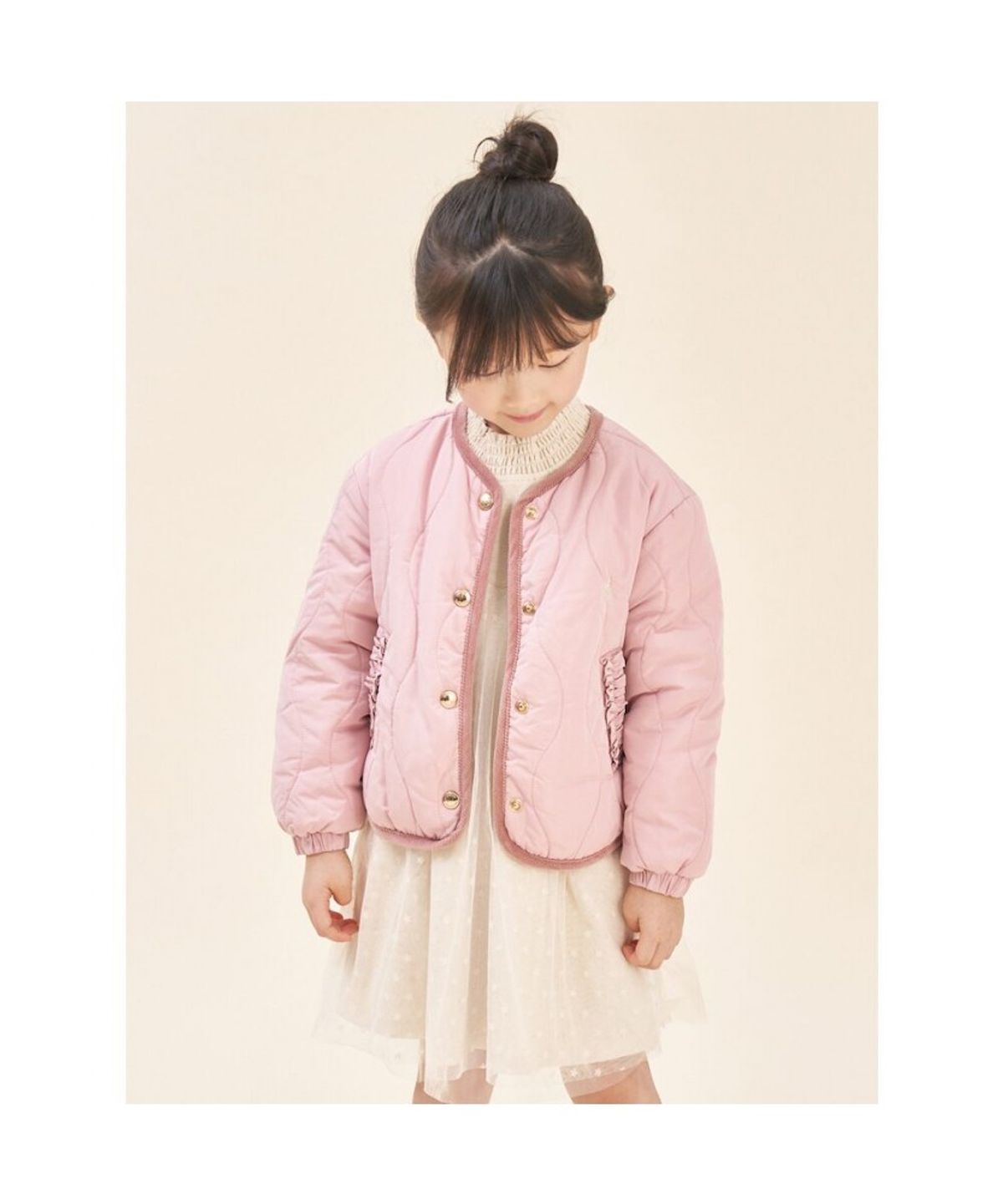 빈폴 키즈(BEANPOLE KIDS) 여아 러블리 2SET 패딩 점퍼  라이트 핑크 (BI5938G01Y)