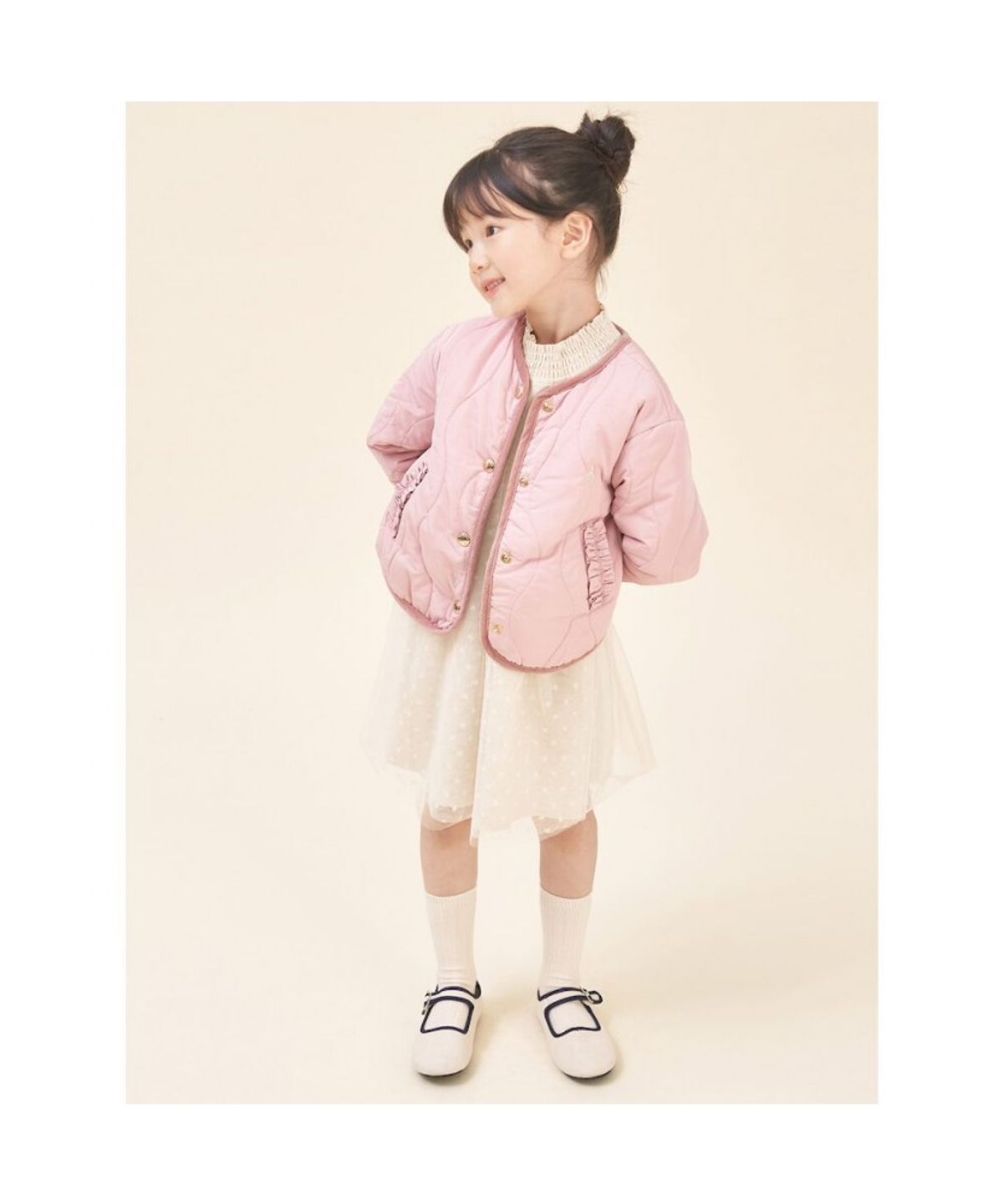 빈폴 키즈(BEANPOLE KIDS) 여아 러블리 2SET 패딩 점퍼  라이트 핑크 (BI5938G01Y)