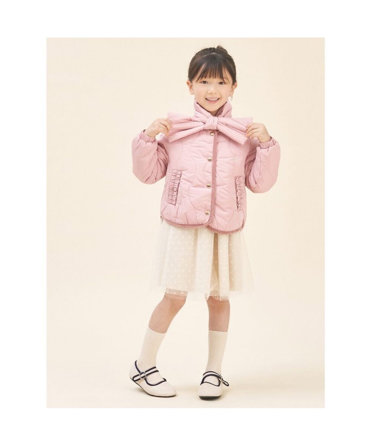 빈폴 키즈(BEANPOLE KIDS) 여아 러블리 2SET 패딩 점퍼  라이트 핑크 (BI5938G01Y)