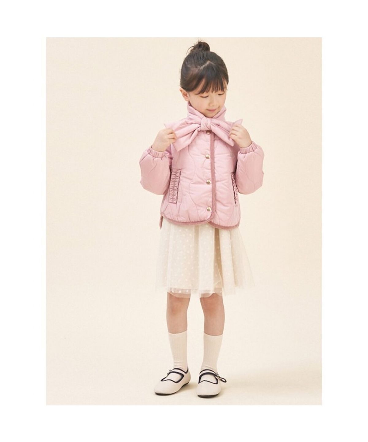 빈폴 키즈(BEANPOLE KIDS) 여아 러블리 2SET 패딩 점퍼  라이트 핑크 (BI5938G01Y)