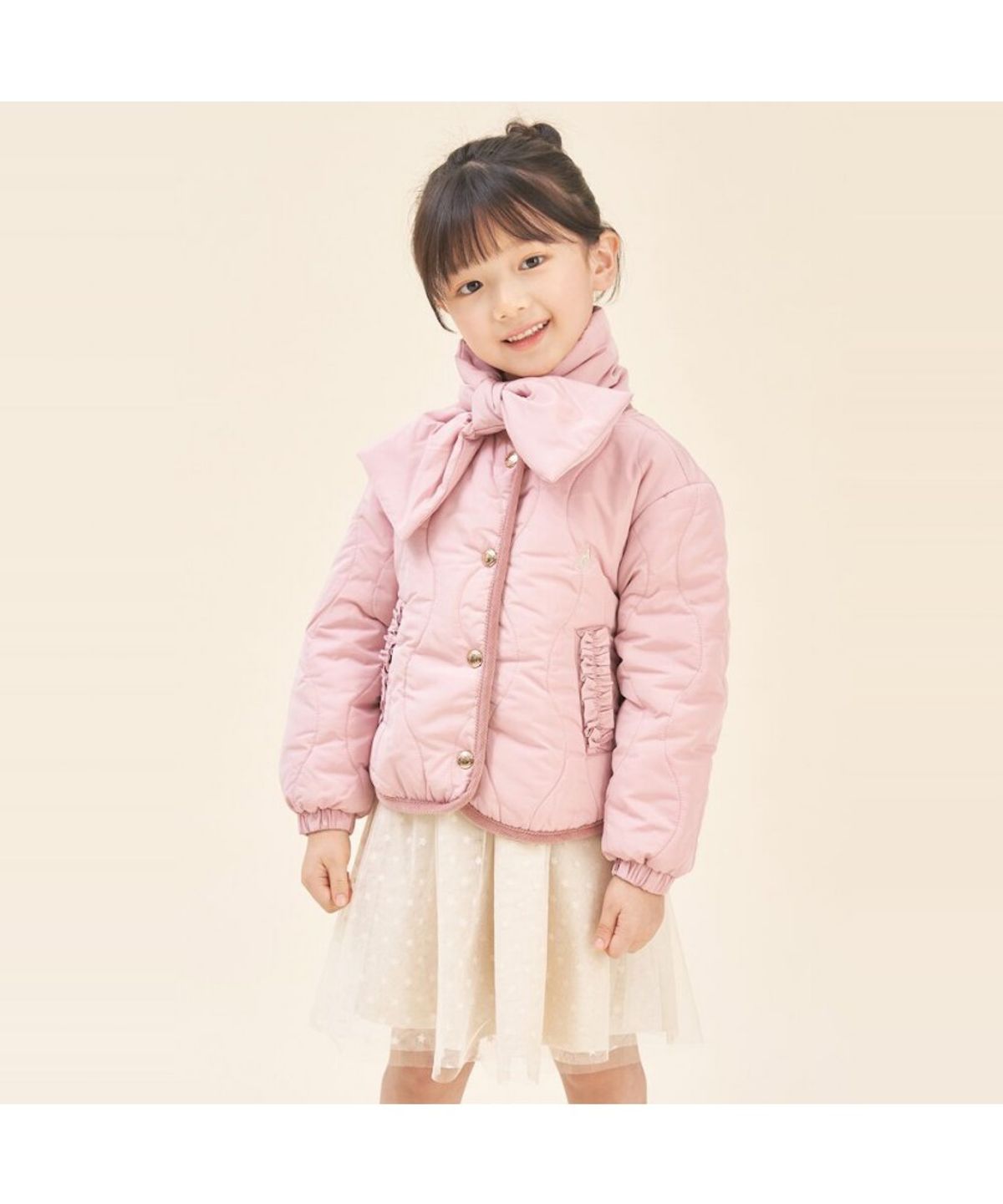 빈폴 키즈(BEANPOLE KIDS) 여아 러블리 2SET 패딩 점퍼  라이트 핑크 (BI5938G01Y)