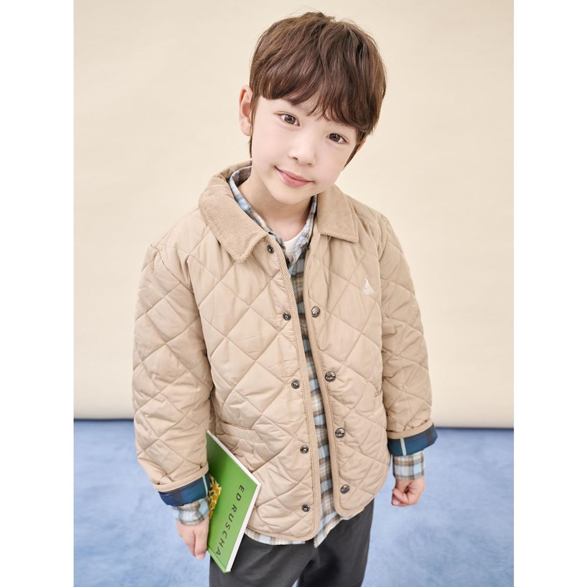 빈폴 키즈(BEANPOLE KIDS) [Essential] 퀼팅 점퍼  베이지 (BI5938UE1A)