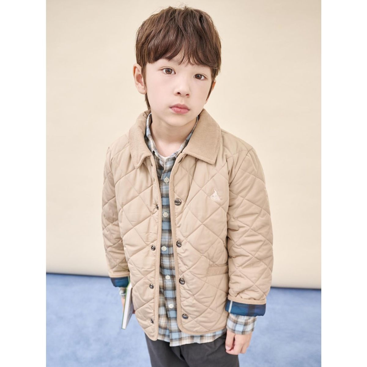빈폴 키즈(BEANPOLE KIDS) [Essential] 퀼팅 점퍼  베이지 (BI5938UE1A)