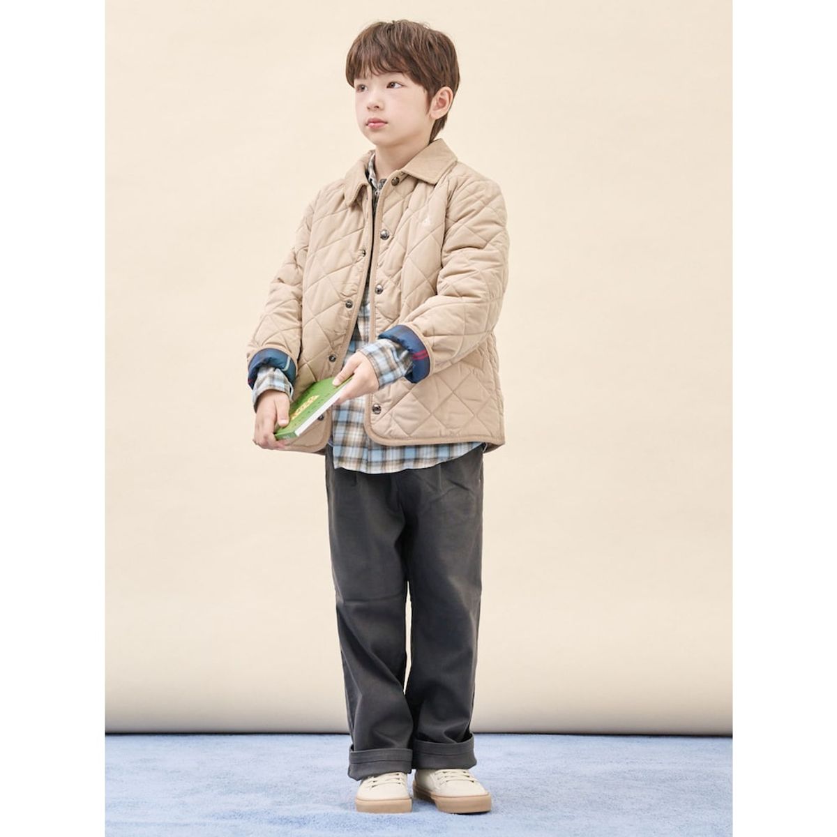 빈폴 키즈(BEANPOLE KIDS) [Essential] 퀼팅 점퍼  베이지 (BI5938UE1A)