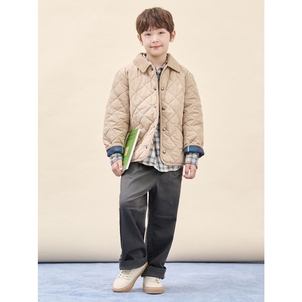 빈폴 키즈(BEANPOLE KIDS) [Essential] 퀼팅 점퍼  베이지 (BI5938UE1A)