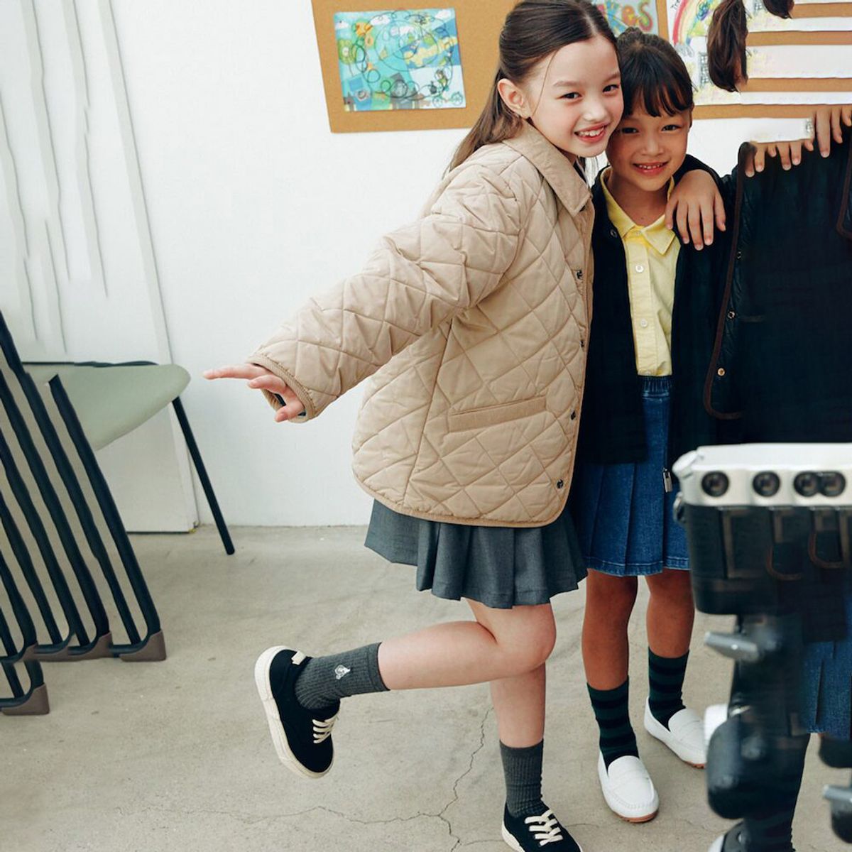 빈폴 키즈(BEANPOLE KIDS) [Essential] 퀼팅 점퍼  베이지 (BI5938UE1A)