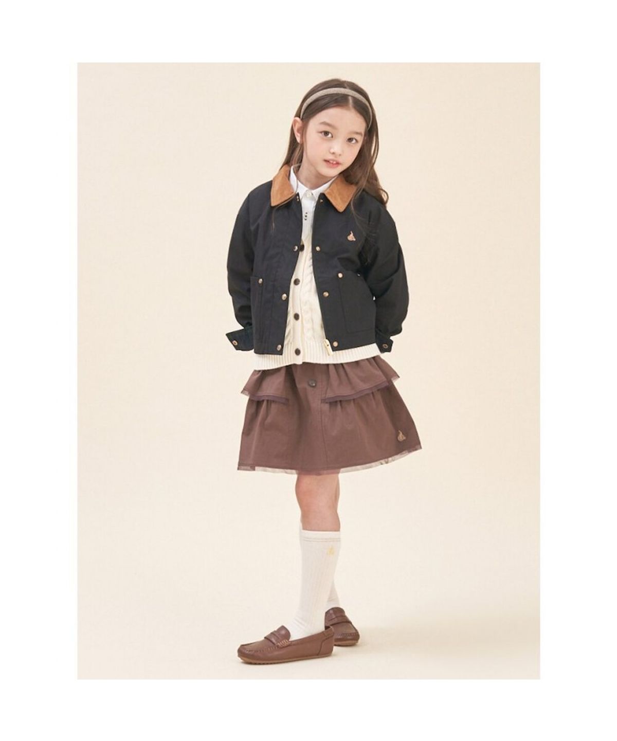 빈폴 키즈(BEANPOLE KIDS) 여아 헌팅 재킷  블랙 (BI5839G025)