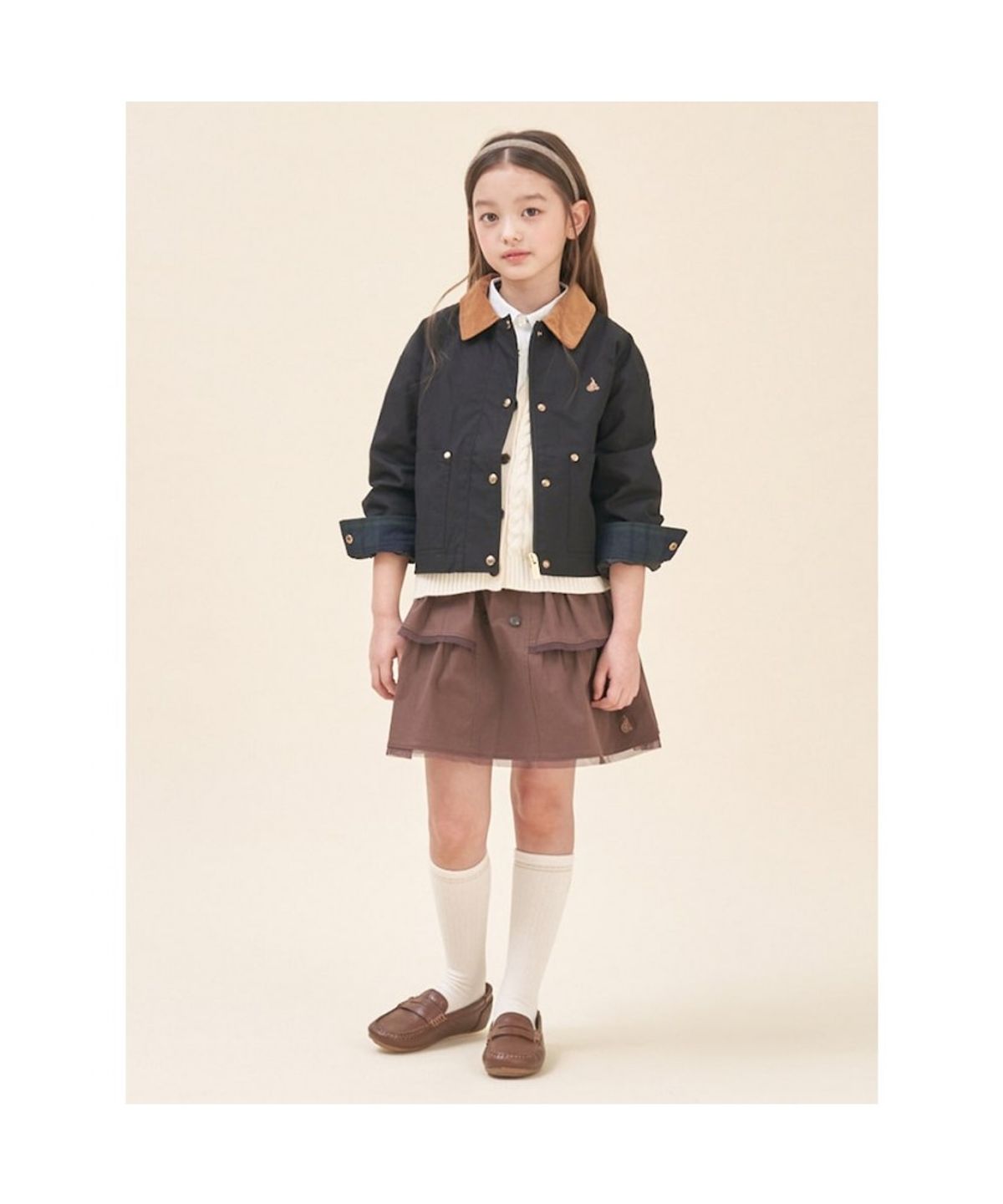 빈폴 키즈(BEANPOLE KIDS) 여아 헌팅 재킷  블랙 (BI5839G025)
