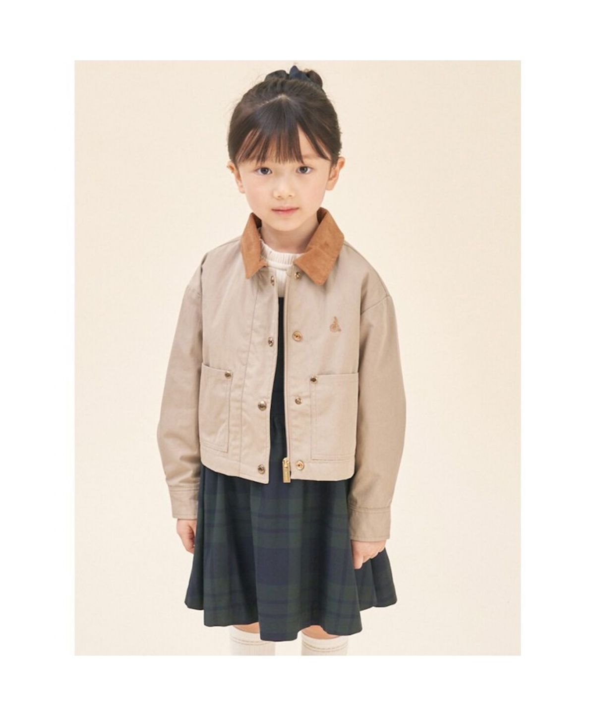 빈폴 키즈(BEANPOLE KIDS) 여아 헌팅 재킷  베이지 (BI5839G02A)
