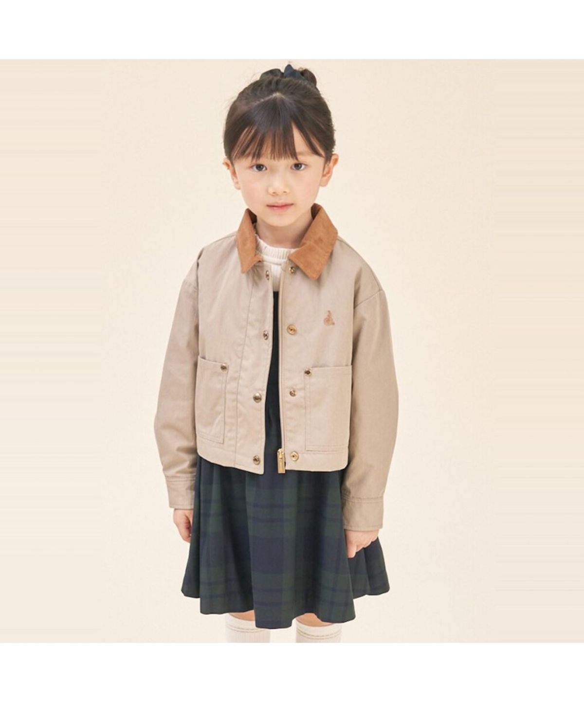 빈폴 키즈(BEANPOLE KIDS) 여아 헌팅 재킷  베이지 (BI5839G02A)