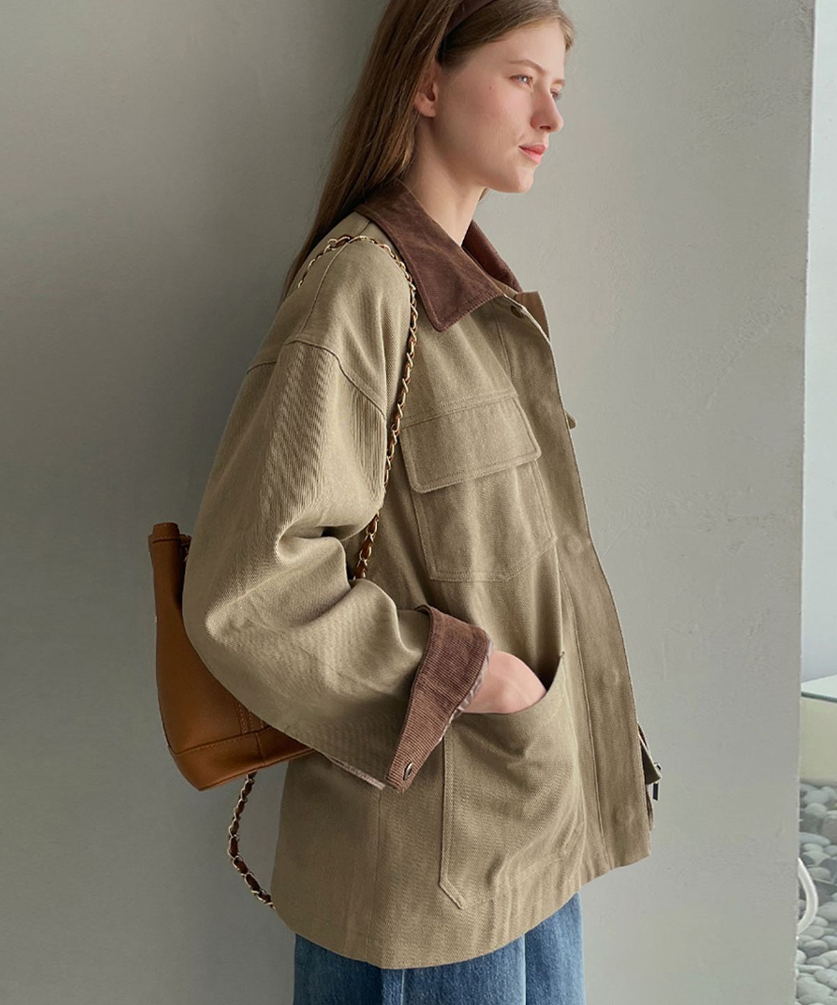 슬로우롤리(SLOWLOLLI) Urban utility work jacket
