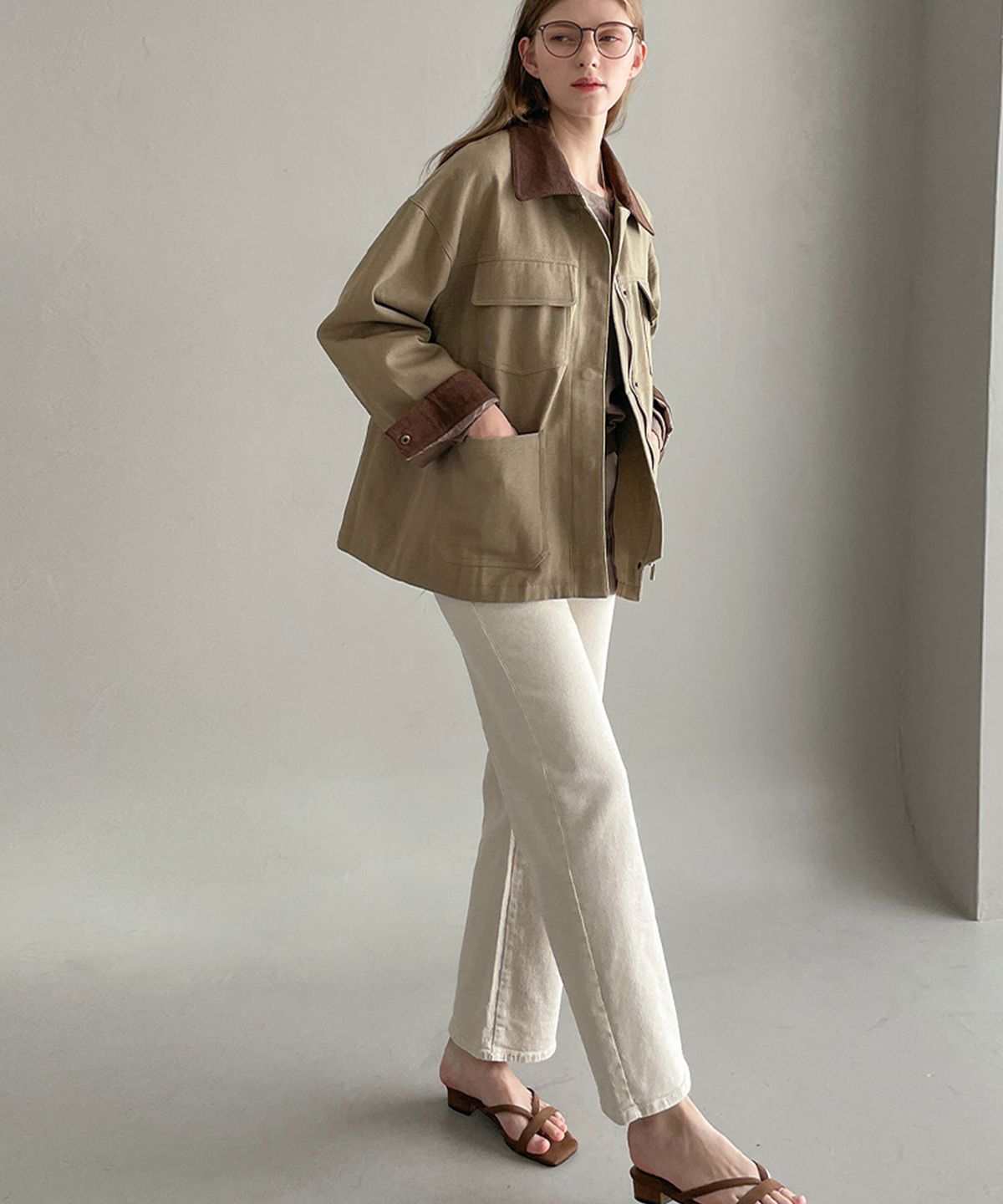 슬로우롤리(SLOWLOLLI) Urban utility work jacket