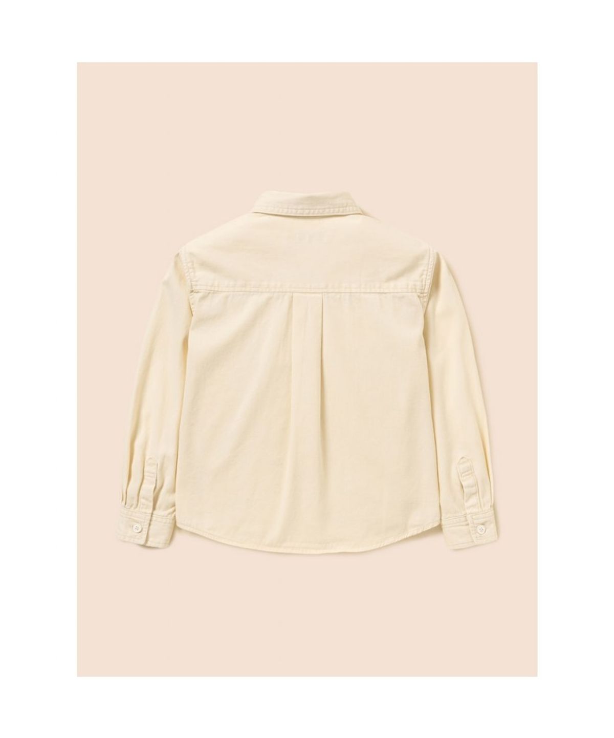 빈폴 키즈(BEANPOLE KIDS) 루즈핏 피그먼트 아우터형 데님 셔츠  옐로우 (BI5864U05E)