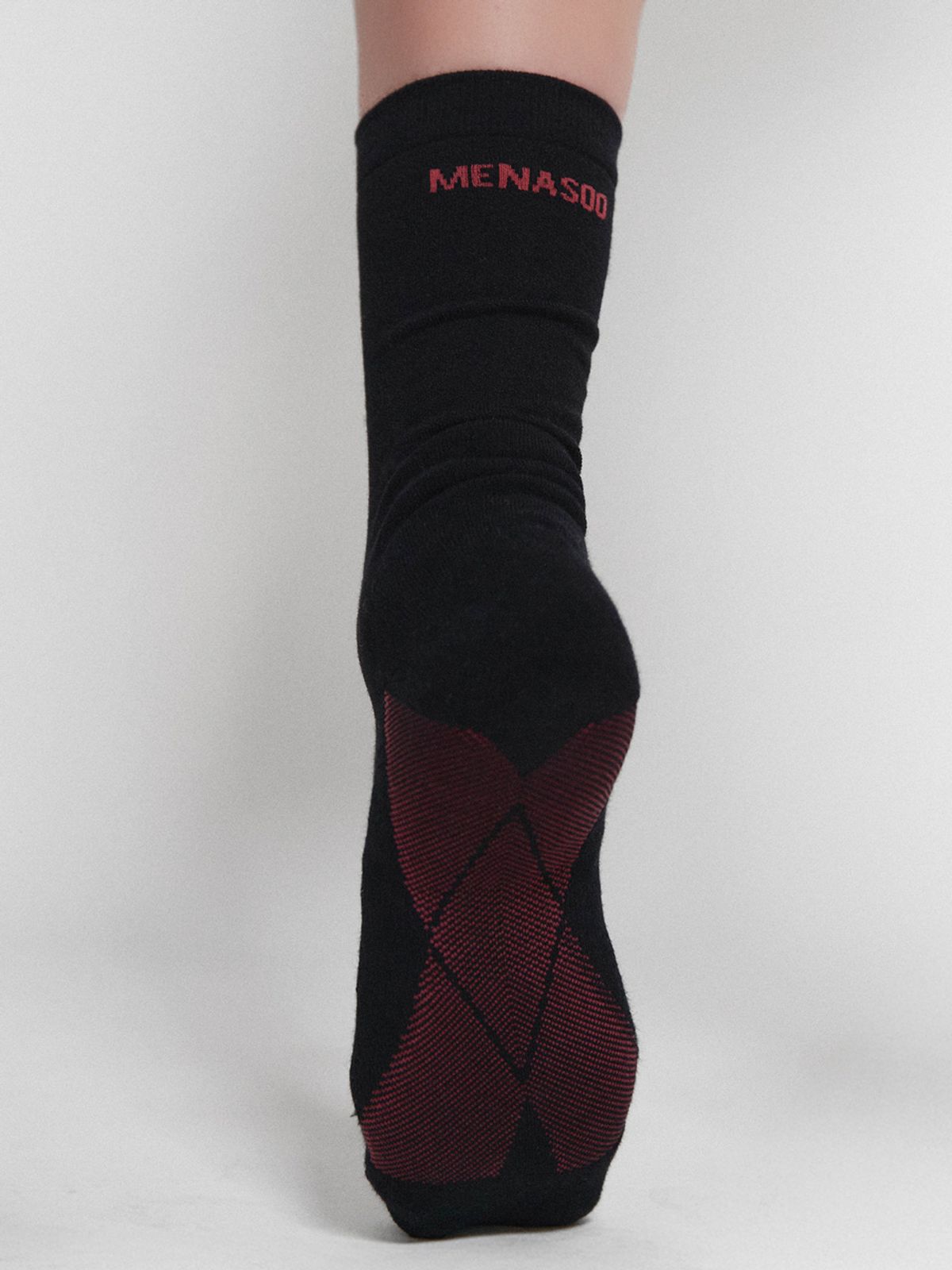 미나수(MENASOO) [10 PACK] Menasoo Soft Runsocks_Black