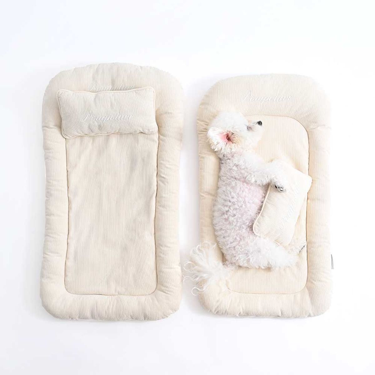 폼포라펫(POMPORAPET) 코듀로이 강아지 하우스 방석