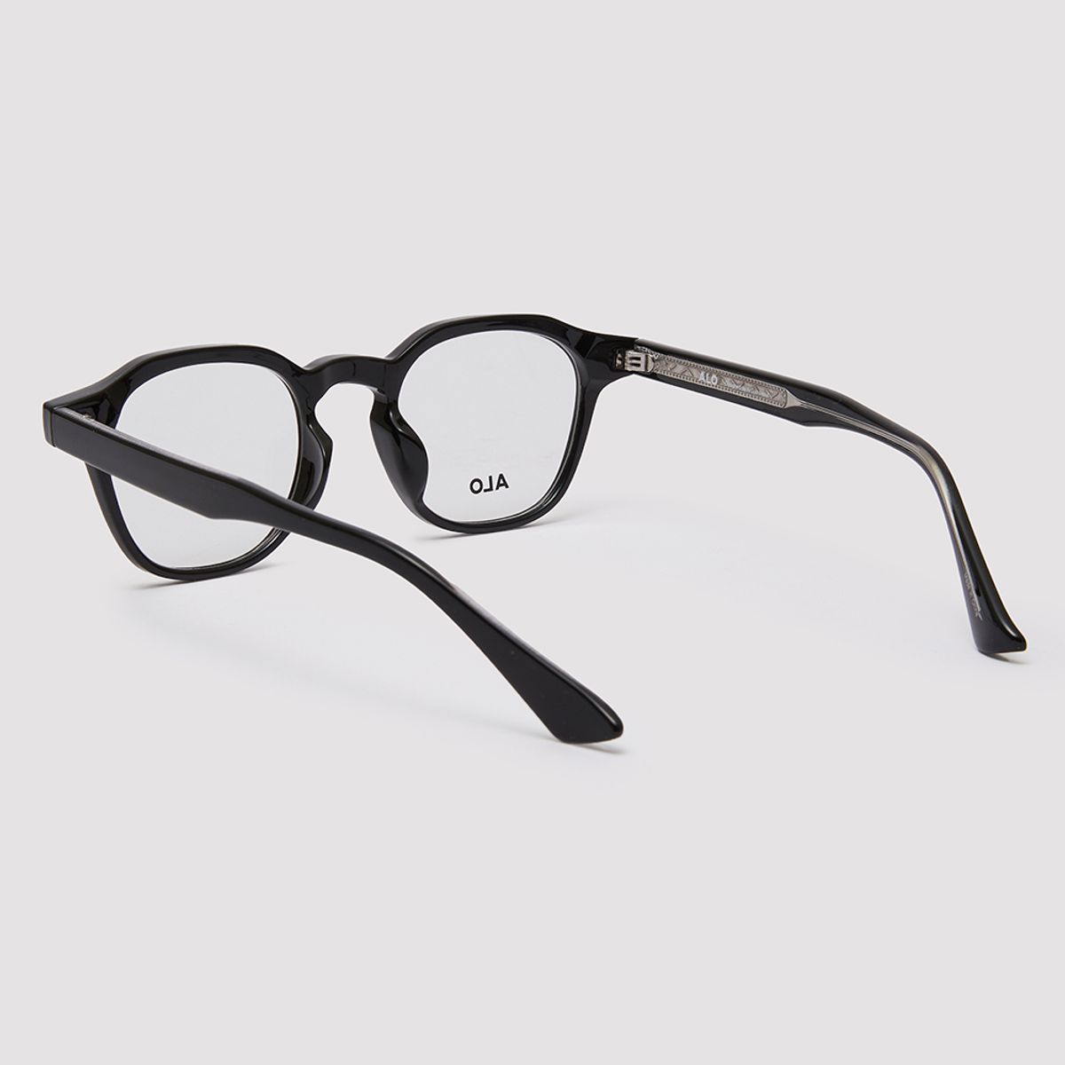 알로아이웨어(ALO EYEWEAR) [Essential] AL5507 0909G 프렌치 스퀘어 블랙 안경테 블루라이트 차단 렌즈 선택