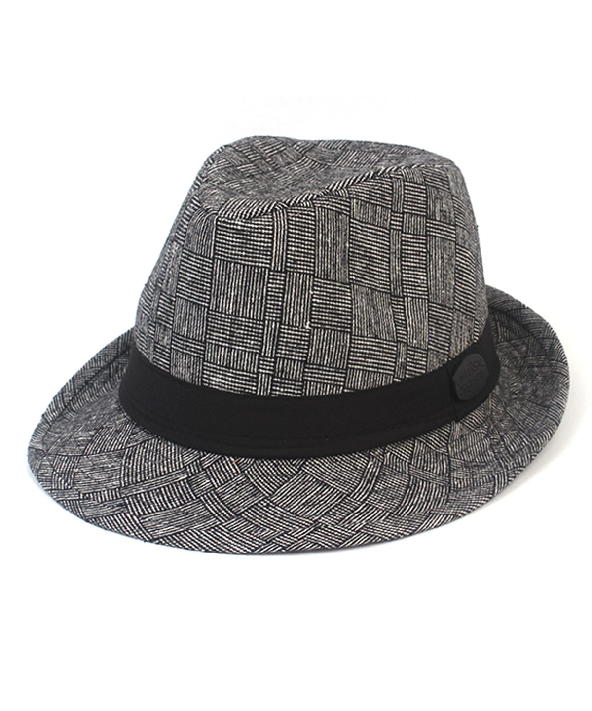 유니버셜 케미스트리(UNIVERSAL CHEMISTRY) BU Point Check Gray Fedora 페도라