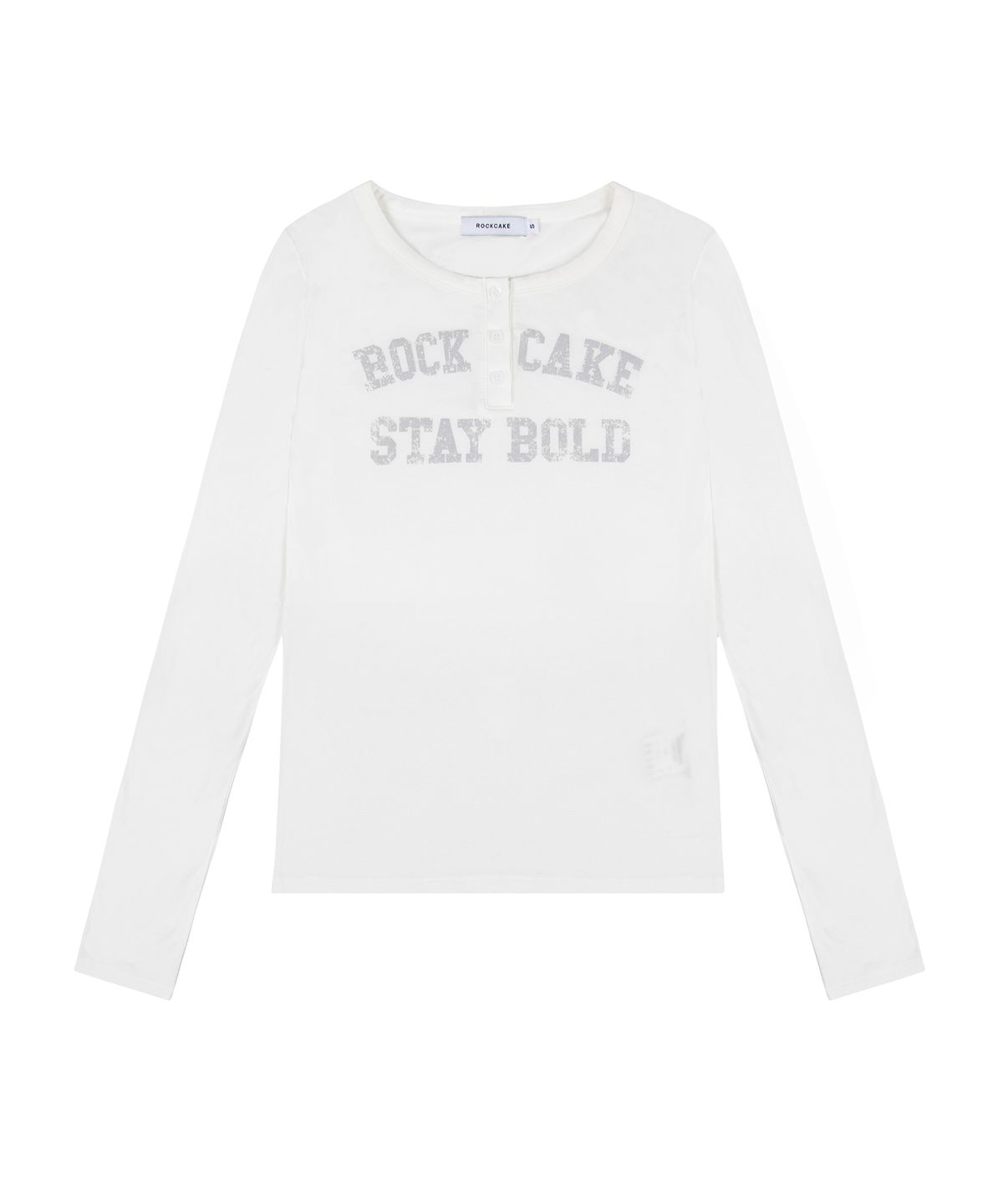 락케이크(ROCKCAKE) Classic Henly Neck Top - Ivory