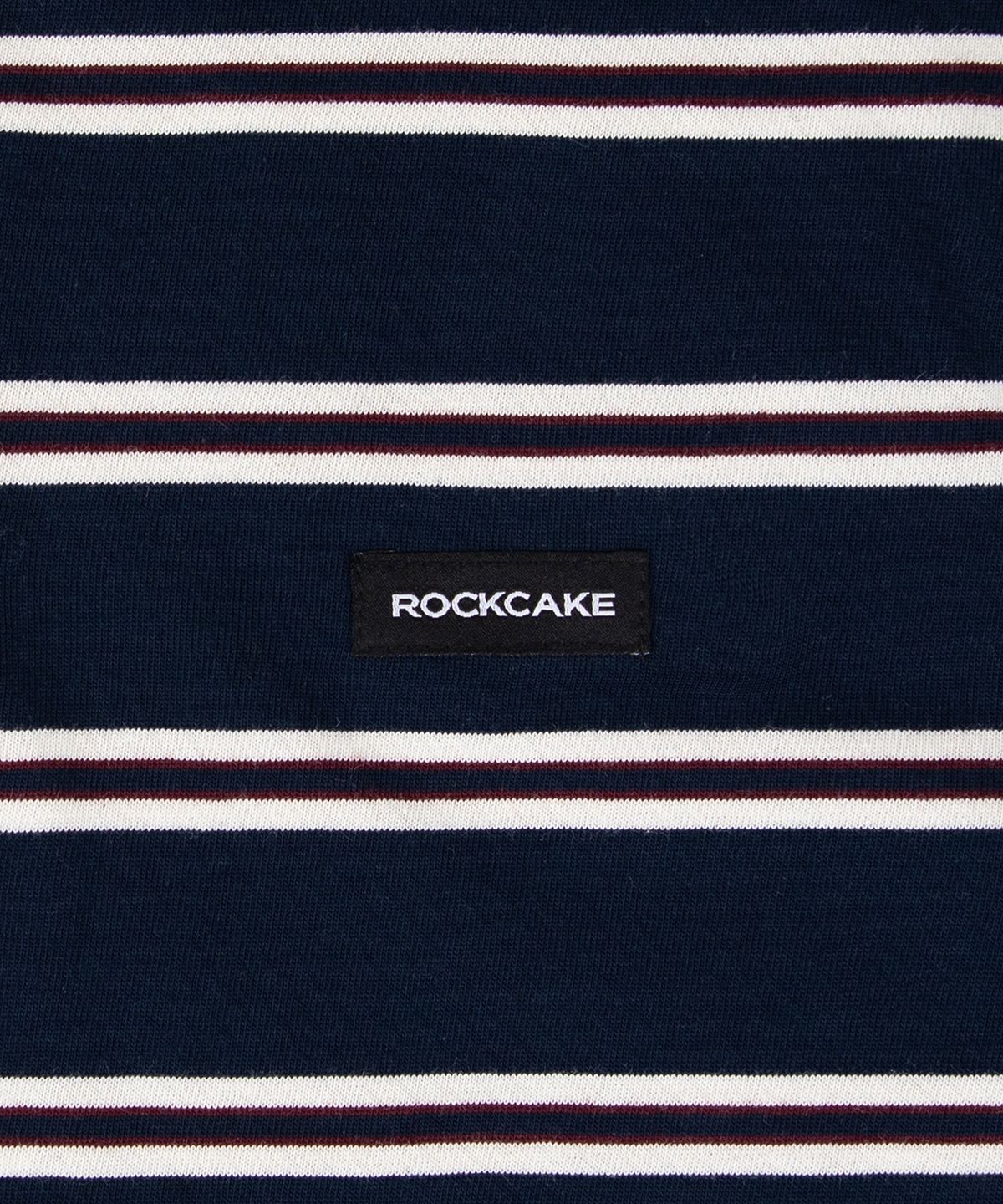 락케이크(ROCKCAKE) Heritage Stripe Polo Top - Navy