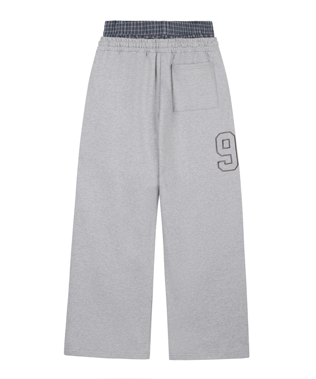 락케이크(ROCKCAKE) Check Layered 96 Wide 2way Jogger - Gray