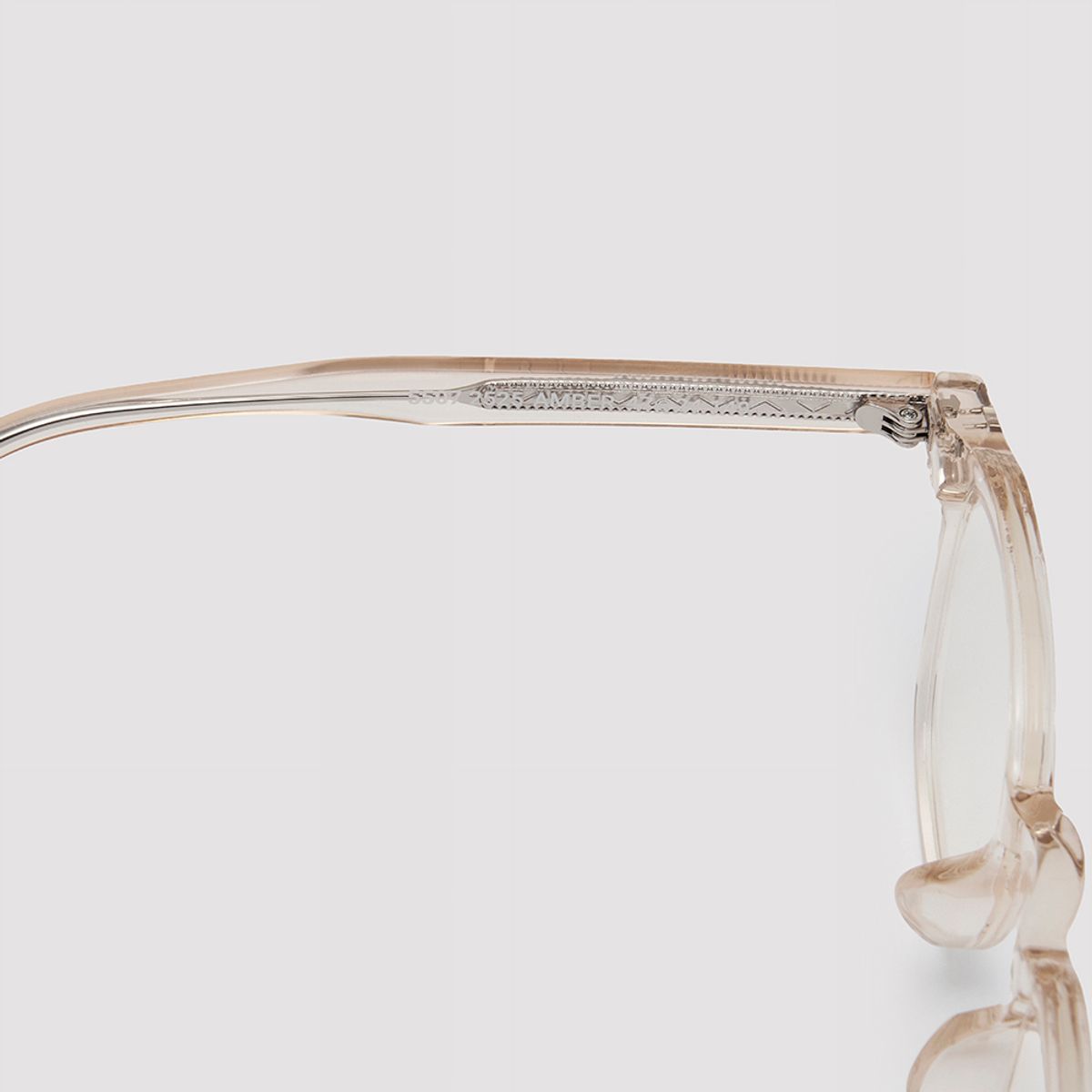 알로아이웨어(ALO EYEWEAR) [Essential] AL5507 2525G 프렌치 스퀘어 앰버 안경테 블루라이트 차단 렌즈 선택
