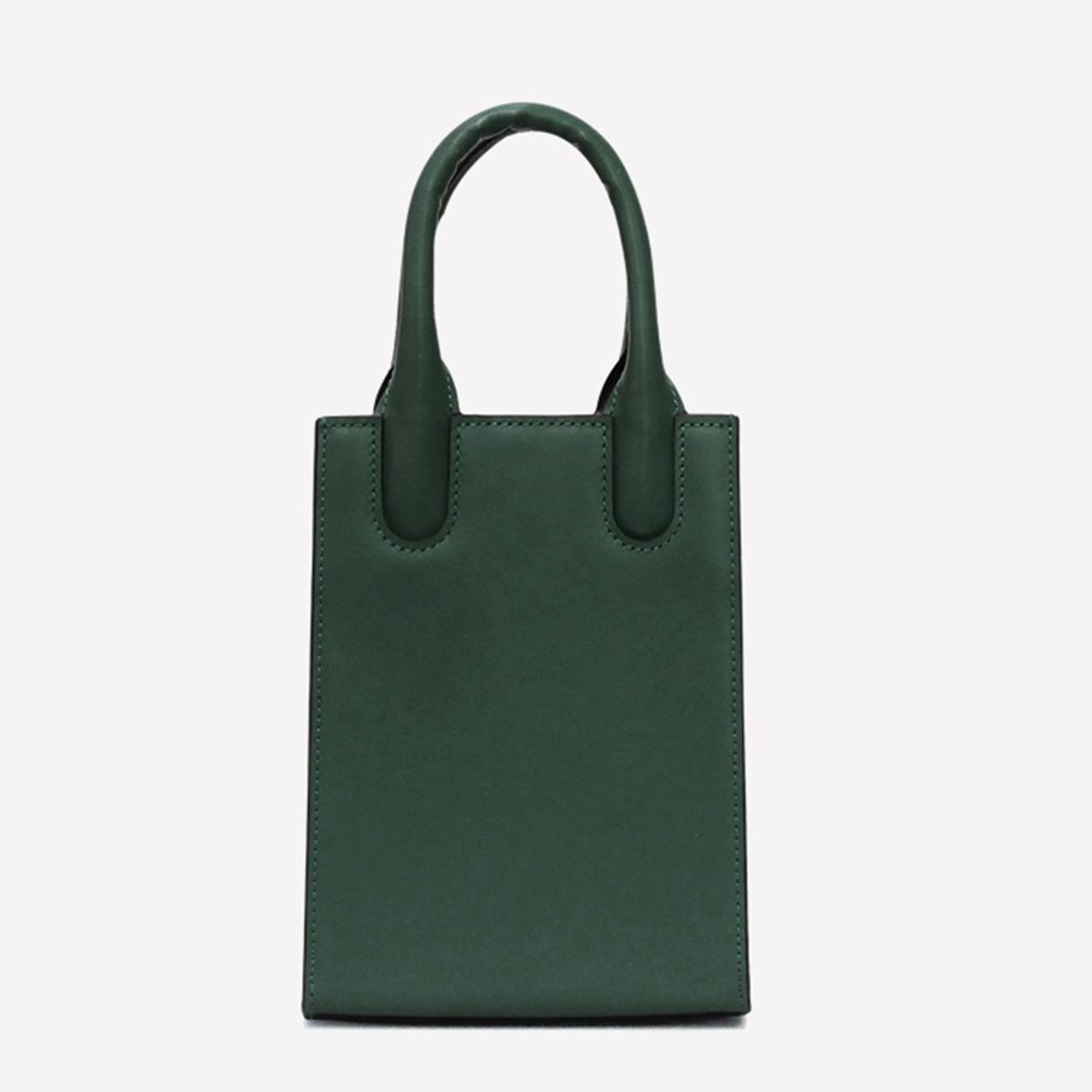 마뜨(MATT) [리퍼브] 웨이브 소가죽 미니 토트백 Green