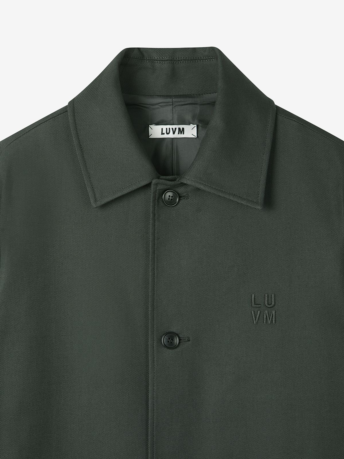 엘유브이엠(LUVM) COTTON LONG COAT_DARK GRAY