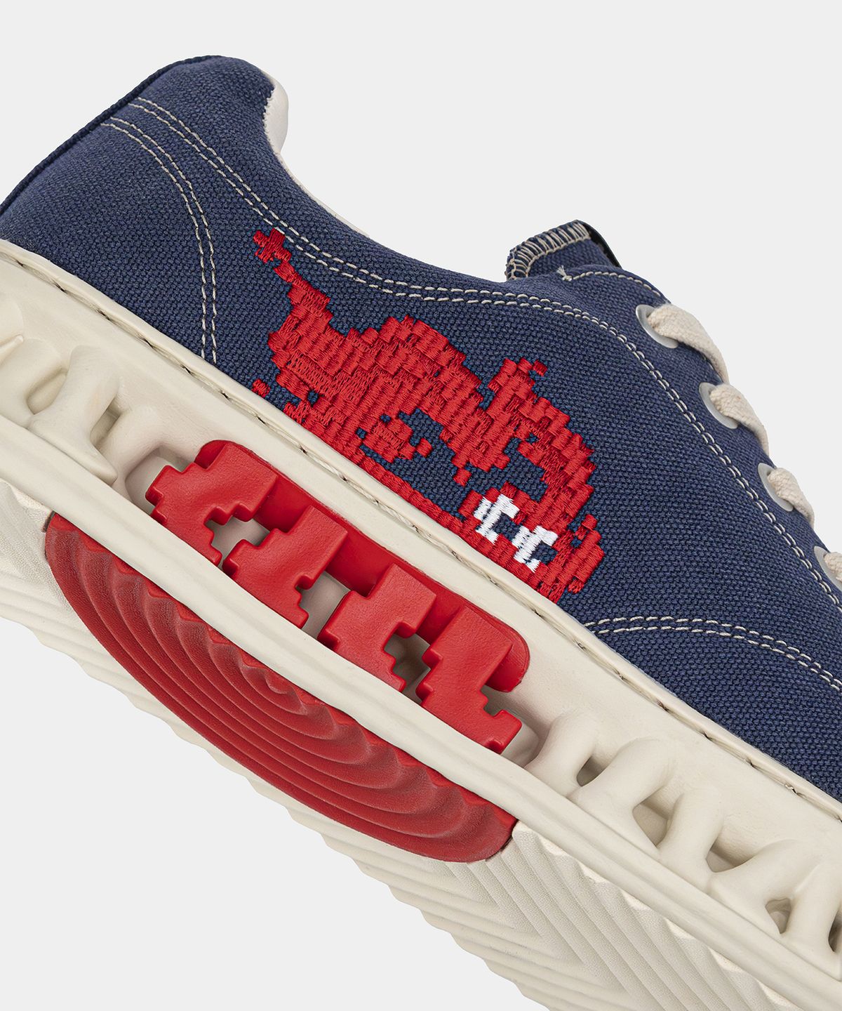 세븐에잇언더(78UNDER) M-4 GRAPHIC LOW TOP_ ANTIQUE NAVY