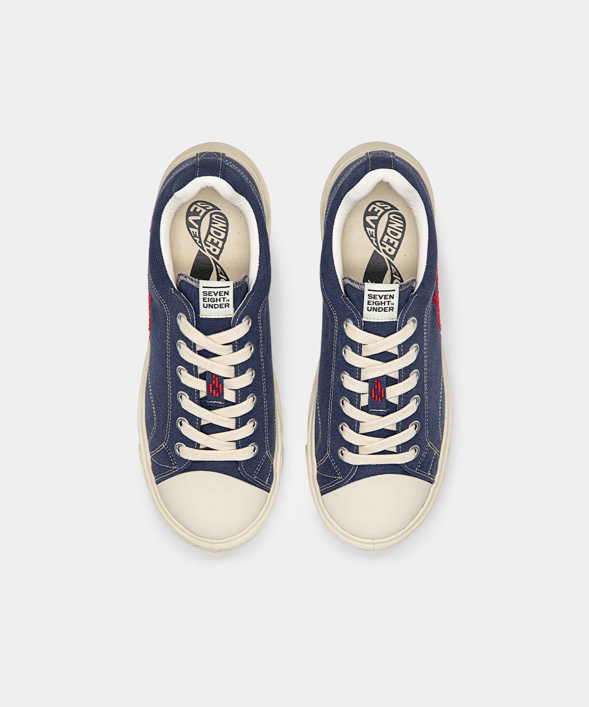 세븐에잇언더(78UNDER) M-4 GRAPHIC LOW TOP_ ANTIQUE NAVY