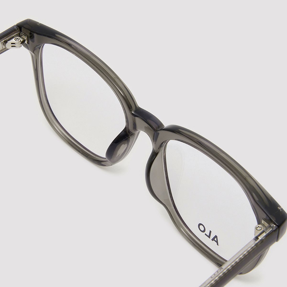 알로아이웨어(ALO EYEWEAR) [Essential] AL5508 1010G 투빅 오버스퀘어 그레이 안경테 블루라이트 차단 렌즈 선택