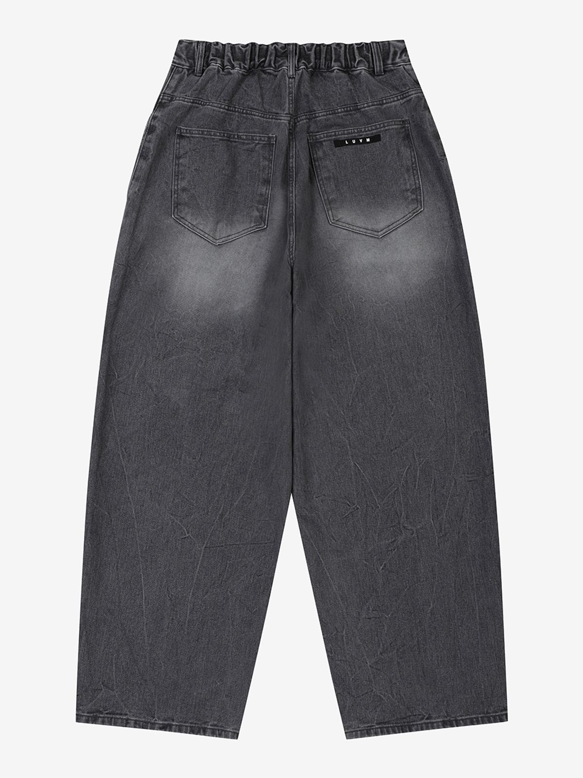 엘유브이엠(LUVM) WIDE VOLUME COTTON PANTS FOR MEN_DARK GRAY