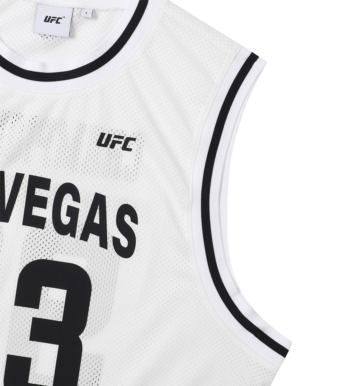 유에프씨 스포츠(UFC SPORT) UFC 에너지 오버핏 슬리브리스 화이트 U2SLW2114WH