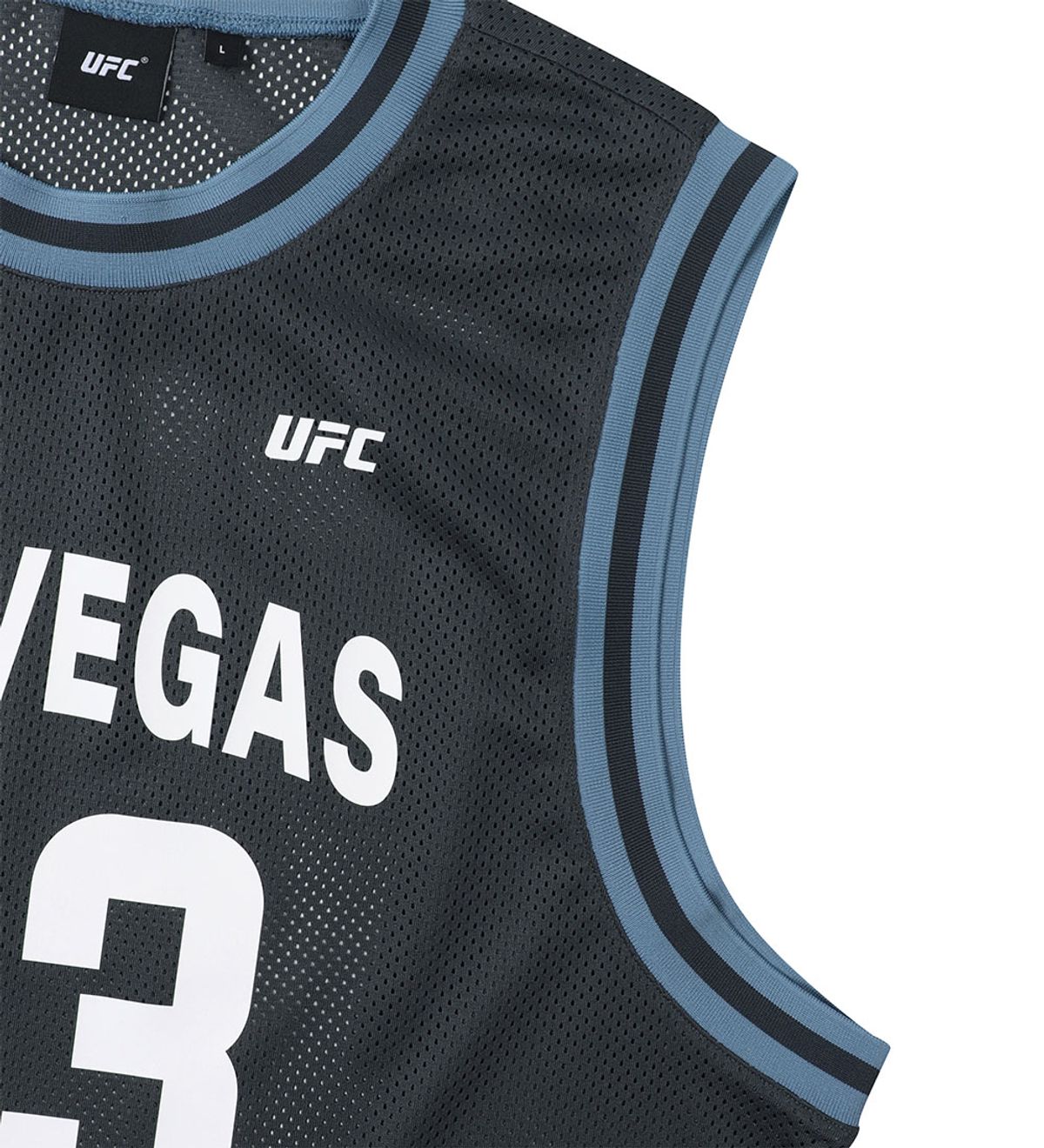 유에프씨 스포츠(UFC SPORT) UFC 에너지 오버핏 슬리브리스 다크 그레이 U2SLW2114DG