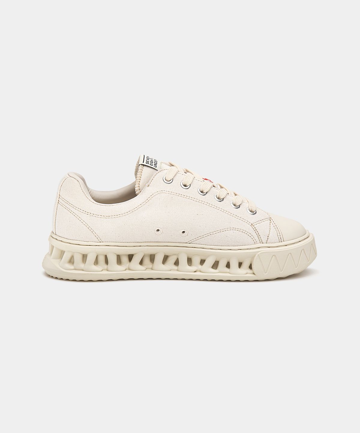 세븐에잇언더(78UNDER) M-4 GRAPHIC LOW TOP_ OFF WHITE