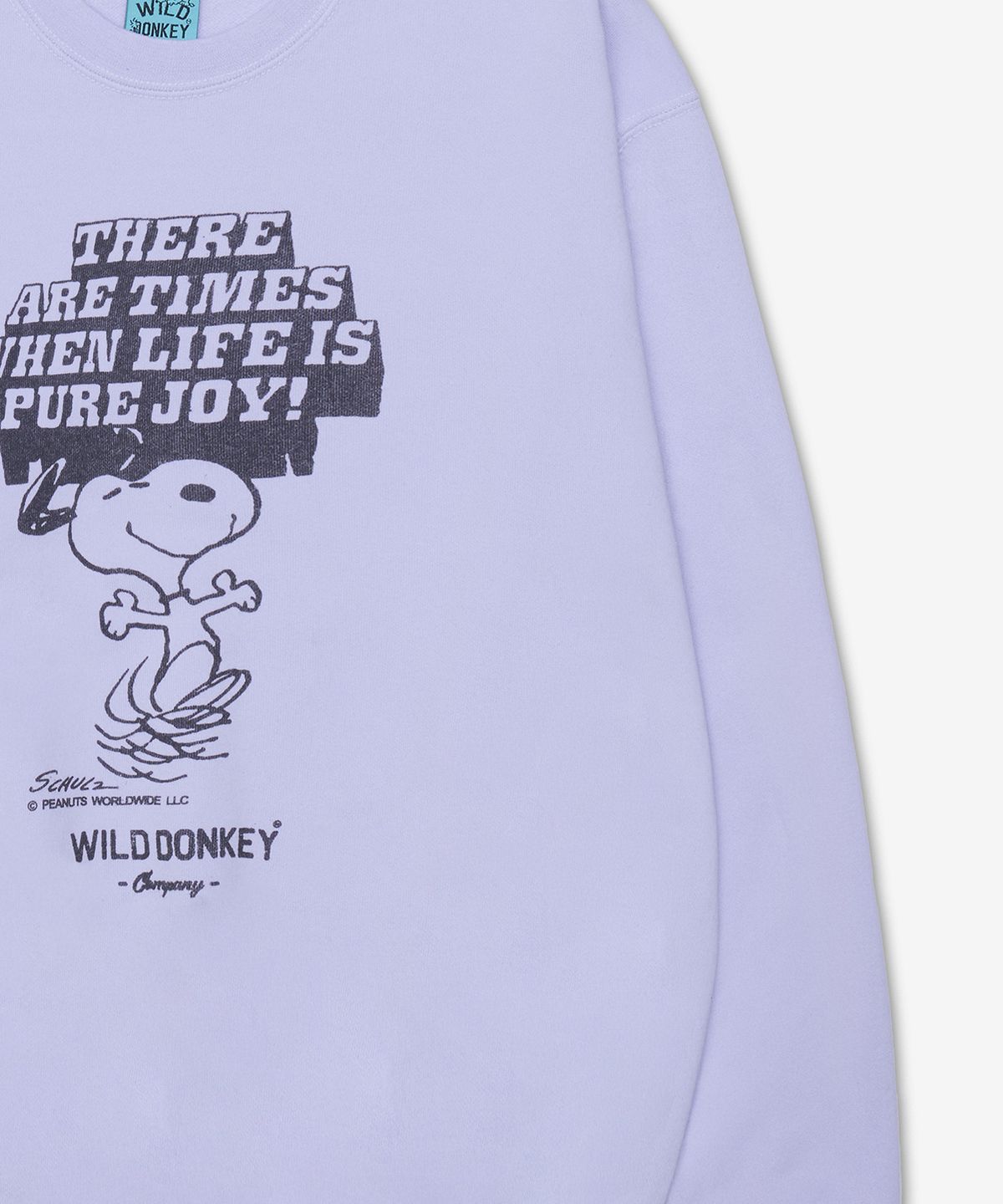 와일드 동키(WILD DONKEY) 조이 맨투맨 - 오키드 / FW25UFR1111110