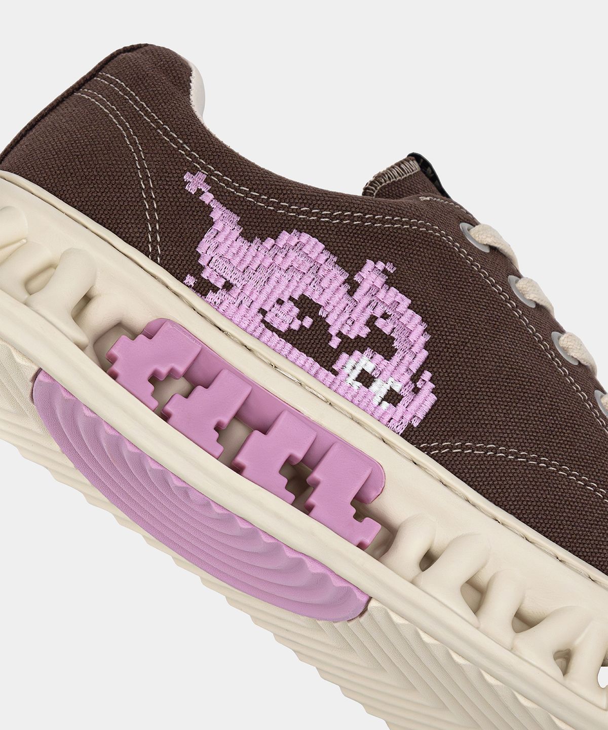 세븐에잇언더(78UNDER) M-4 GRAPHIC LOW TOP_ FADED MOCHA