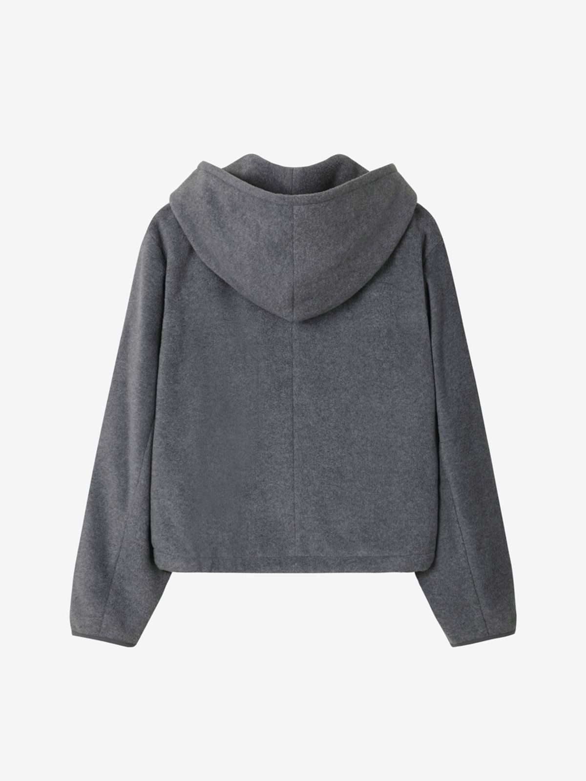 엘유브이엠(LUVM) HOODIED FLEECE JACKET_MELANGE GRAY