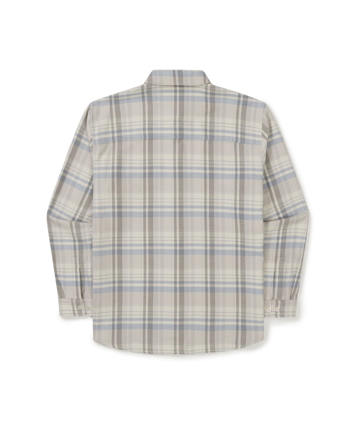 스노우피크 어패럴(SNOWPEAK APPAREL) 리사이클 체크 셔츠 (S25FUFSH02) Sand Beige