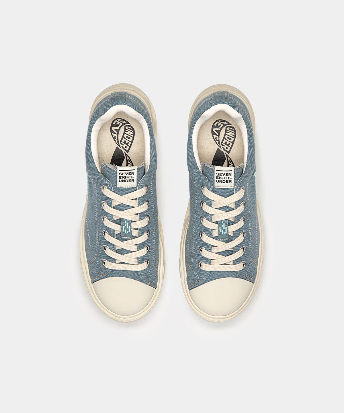 세븐에잇언더(78UNDER) M-4 GRAPHIC LOW TOP_ ICE GREY