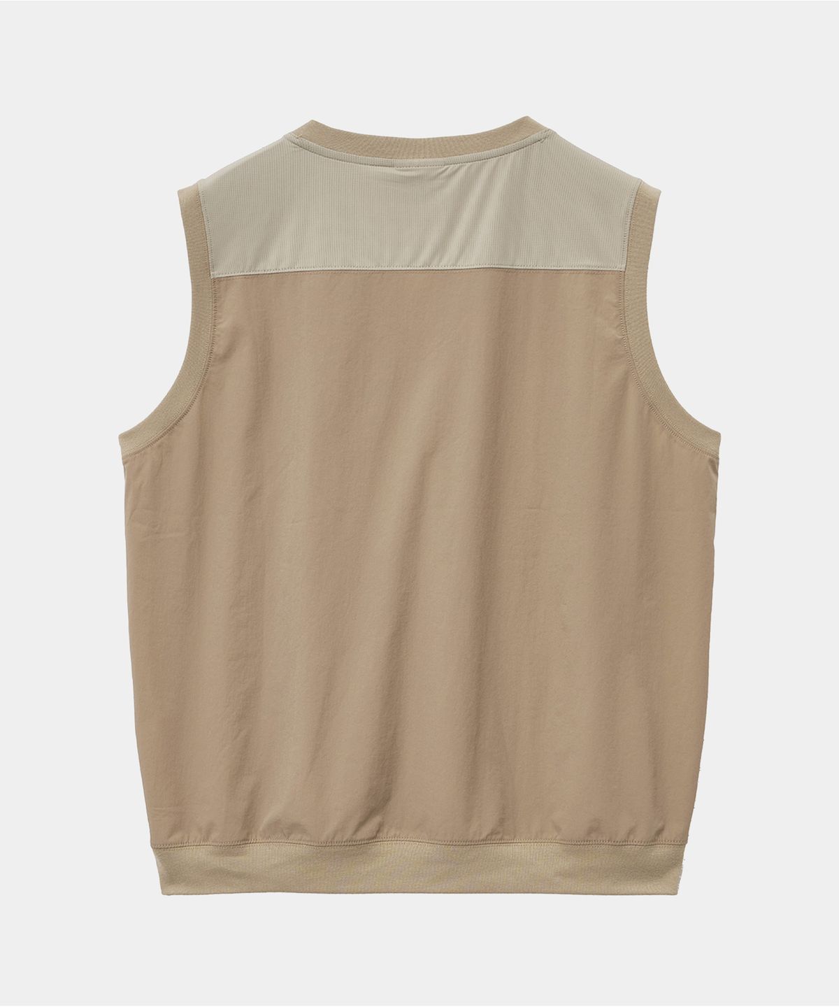 크루멤버스온리(CREW MEMBERS ONLY) MESH MIX NYLON VEST BEIGE
