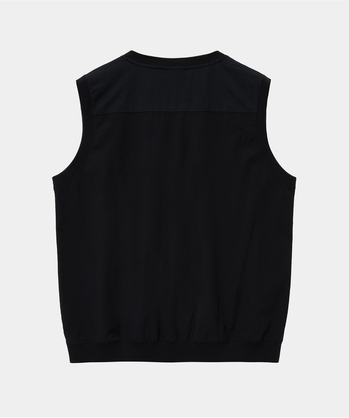 크루멤버스온리(CREW MEMBERS ONLY) MESH MIX NYLON VEST BLACK