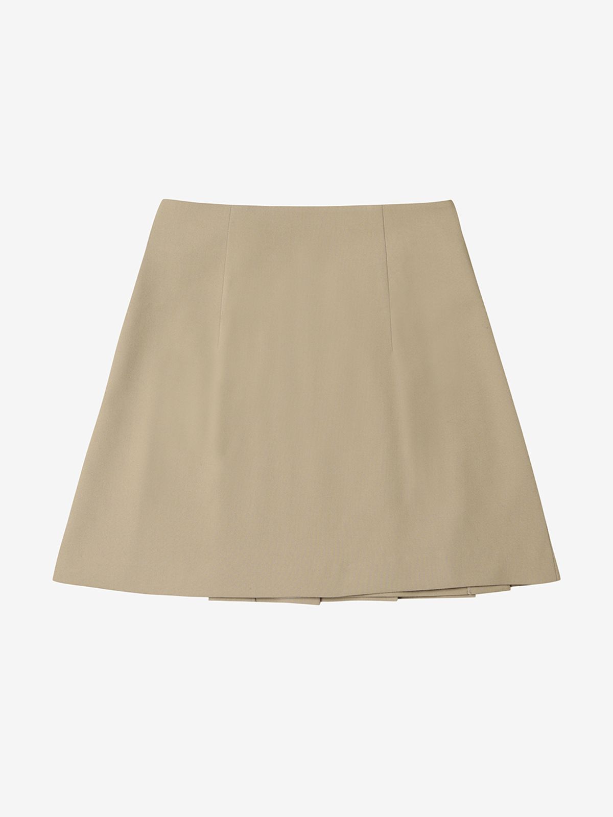 엘유브이엠(LUVM) MINI PLEATS SKIRT_BEIGE